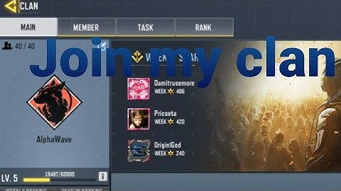 COD Mobile Join my Cod Clan & Discord (Link in the Description)