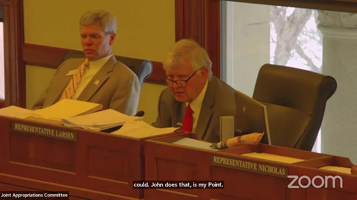 Joint Appropriations Committee 2025-2026 Biennial Budget Hearings, January 18, 2024-AM