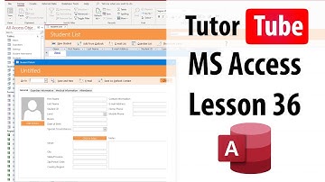 MS Access Tutorial - Lesson 36 - Zoom Window