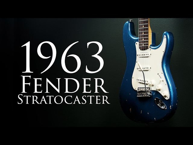 1963 Fender Stratocaster ORIGINAL Lake Placid Blue w/Aaron Hiebert