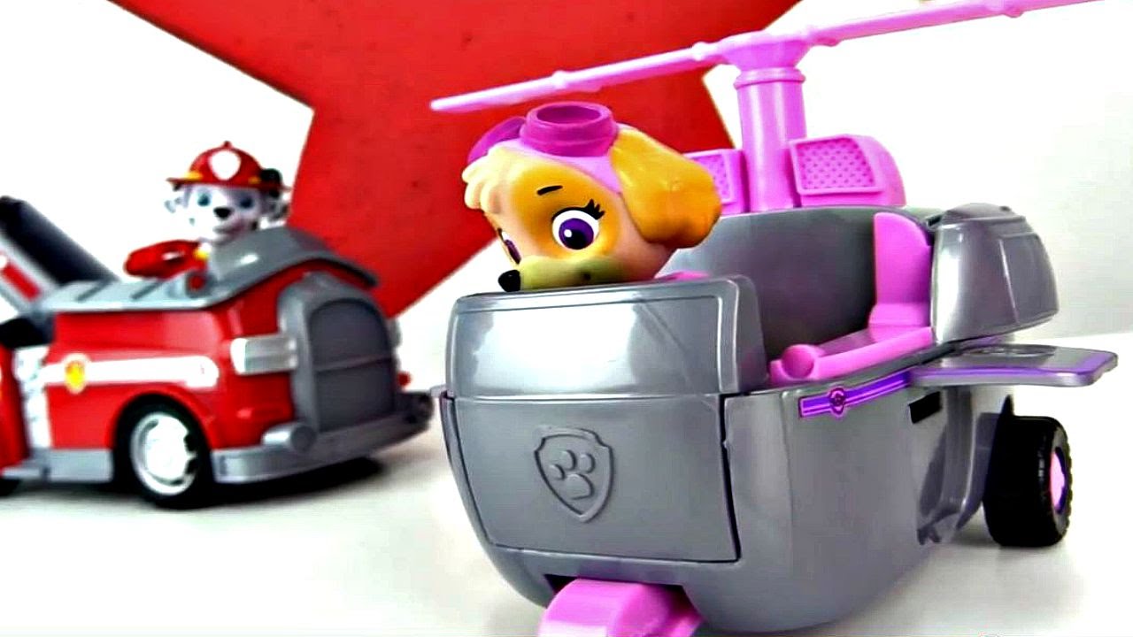 Skye aus Paw Patrol! Video mit Spielzeugen. - YouTube