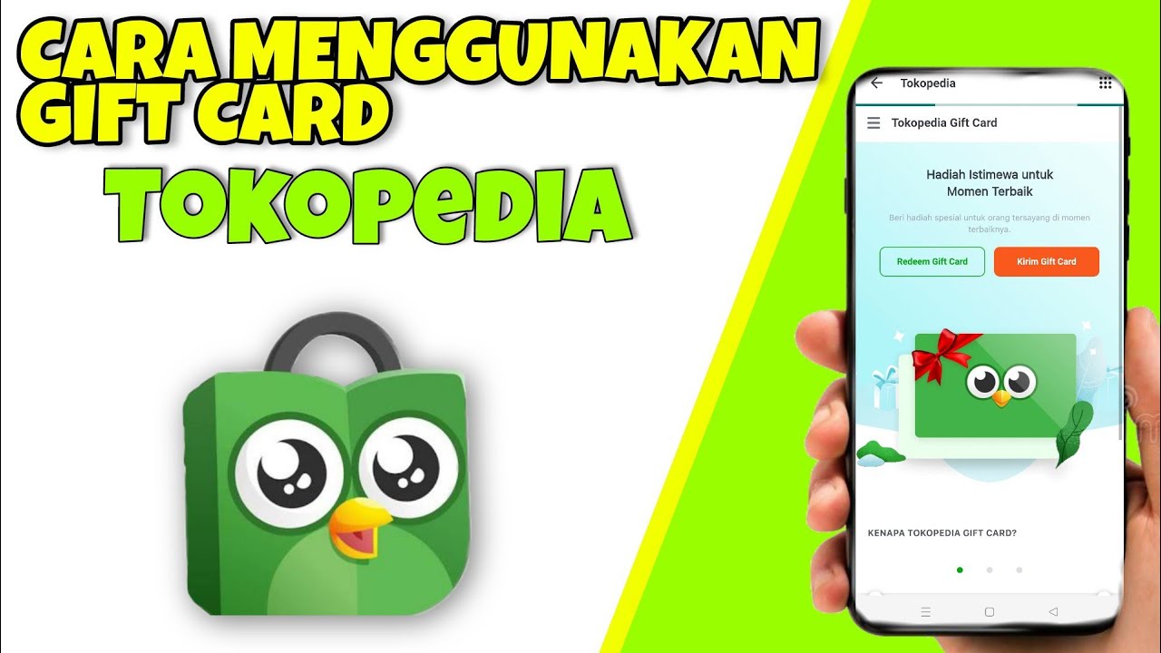 Cara redeem gift card tokopedia di aplikasi