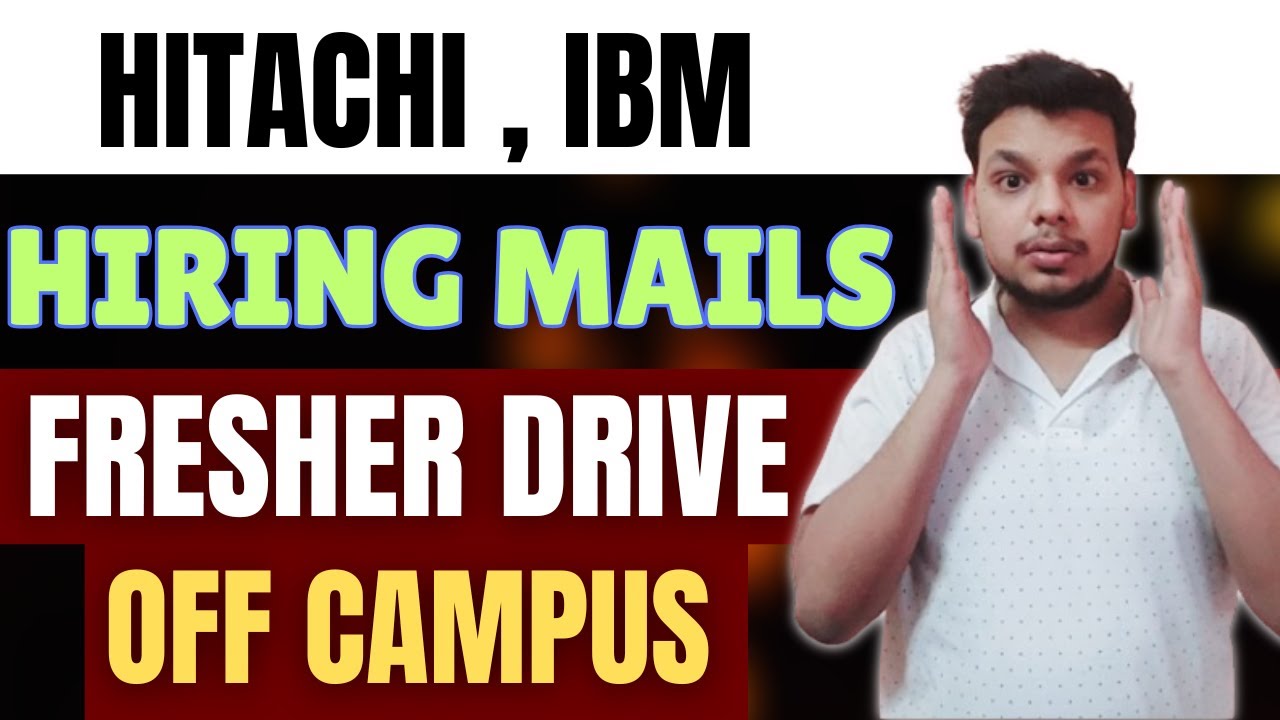 Hitachi , IBM Biggest Hiring Update | OFF Campus Drive For 2025, 2024 ...