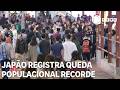 Japão registra queda populacional recorde em cinco anos