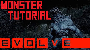Evolve - Tutorial Part 1 (Monster) (Walkthrough / Gameplay) W/Achievement,Trophy