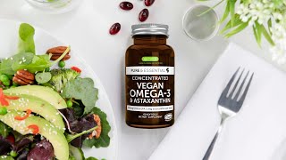 Vegan Omega-3 & Astaxanthin - Igennus' High Concentration EPA & DHA Algae Oil