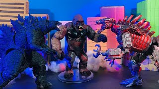 Godzilla vs Kong vs Mechagodzilla epic final battle