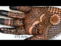 New full hand bridal mehndi design for wedding 2023  mehandi ka design  front hand dulhan mehndi