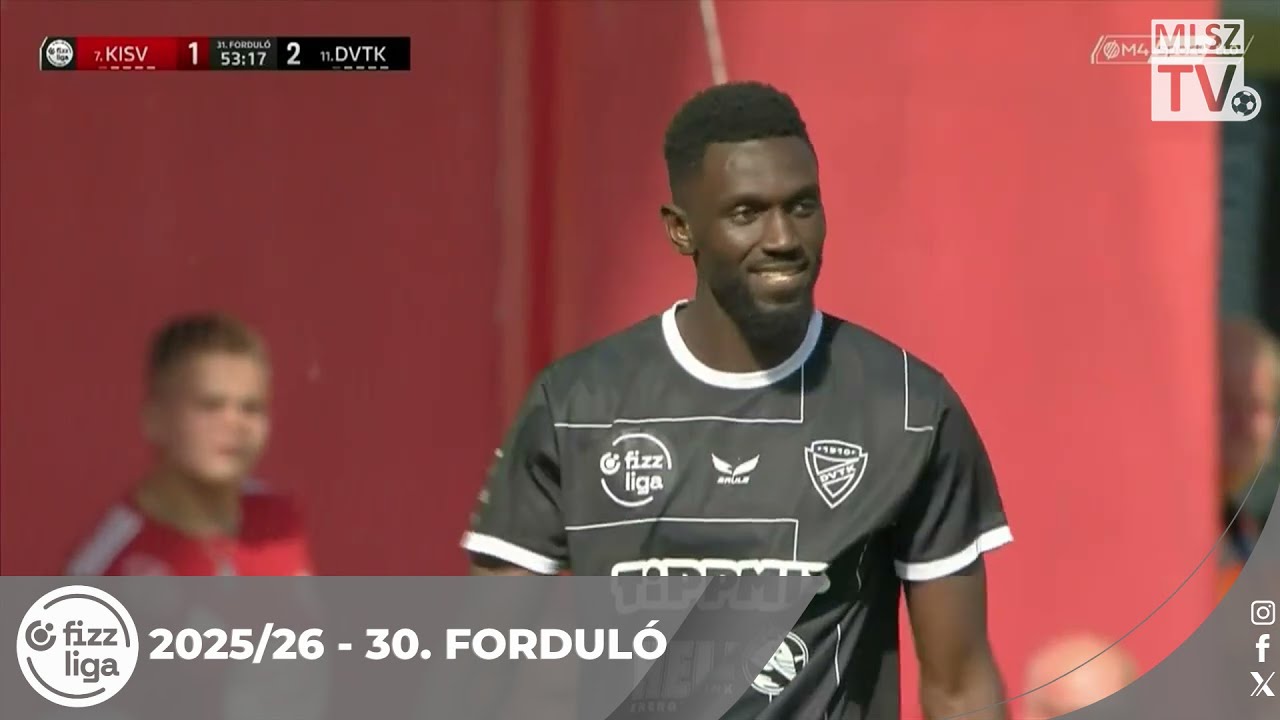 Kisvárda Master Good – DVTK | 1-2 | (1-1) | Fizz Liga | 31. forduló | MLSZTV