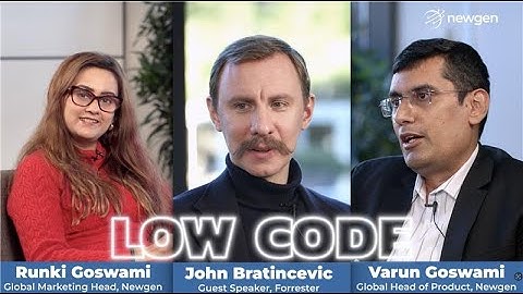 Podcast on Future of Low-Code Platforms | Forrester X Newgen Software