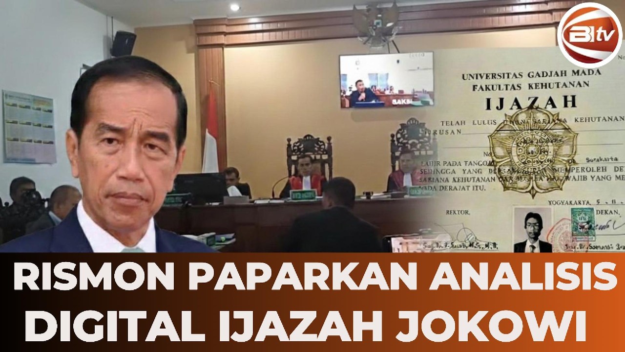[FULL] Rismon Sianipar Paparkan Analisis Digital Ijazah Jokowi di Sidang CLS Solo