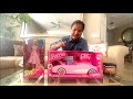 سيارة كورفيت RC موديل ١٩٥٦ من فيلم باربي مع دمية مارجو روبي من إنتاج شركة ماتيل 