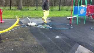 Cleaning Children's Playground | Wet Pour Rubber