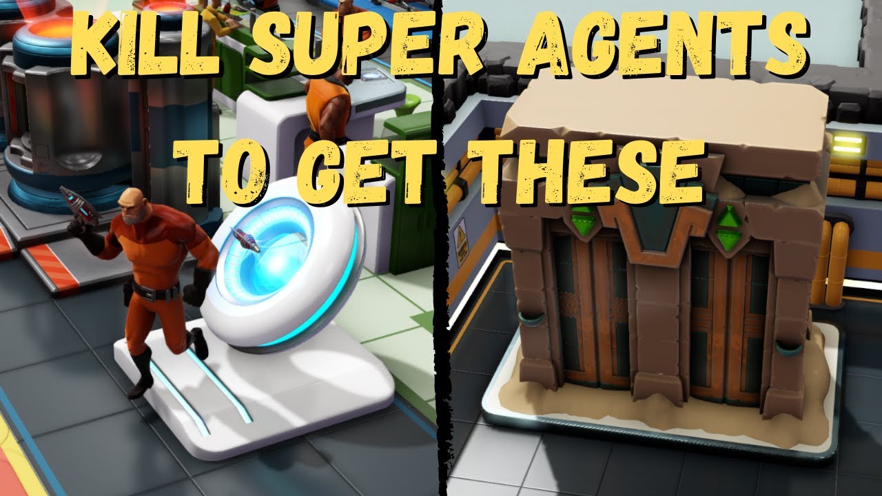 Ray Gun Dispenser and King Solomon's Mines Evil Genius 2 Loot Items