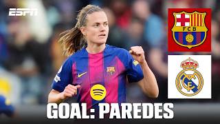 Goal 3-0 Irene Paredes Header Adds To Barcelonas Lead Uefa Womens Champions League