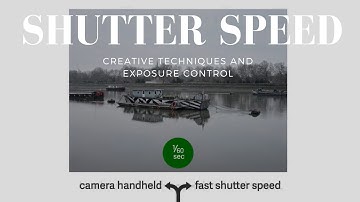 Shutter Speed: Creative Techniques and Exposure Control