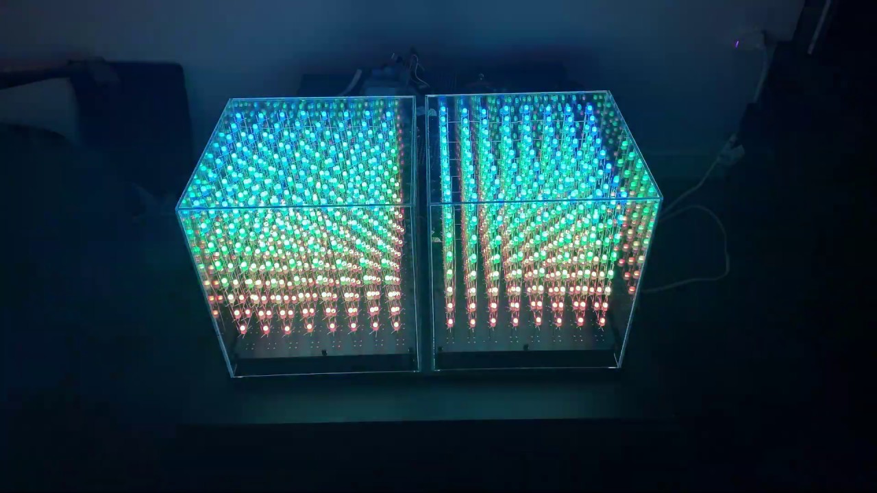 8x8x8 RGB LED Cube YouTube