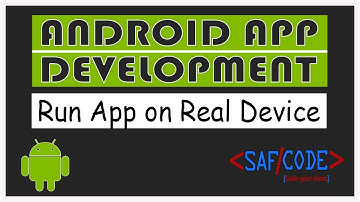 Run Your Android App on a Real Android Phone in Hindi/Urdu Part-7