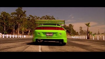 Fast & Furious (2001) Brian Opening Scene (1995 Mitsubishi Eclipse) [Full HD/1080p]