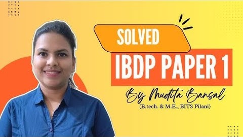 IB Physics SL Paper 1 | Nov 2022 Past Paper Solved | By Mudita Bansal:#6