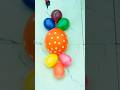 big orange water colour balloon 6 small balloon popping #balloon #popping #balloons
