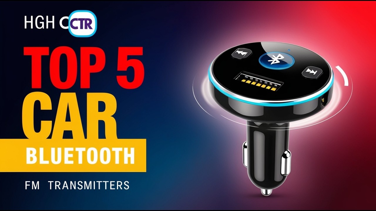 Top 5 Best Car Bluetooth FM Transmitters in 2026 - YouTube