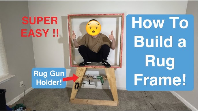 UNBOXING & REVIEWING My Tufting Gun Kit + BUILDING My Metal Frame 