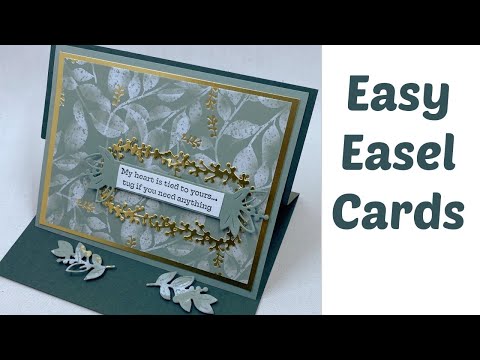 Free Online Class| Easiest Easel Cards You Will Make Over and Over Again!