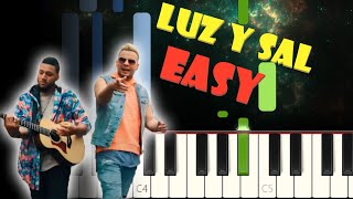 Luz y Sal - Funky ft. Edward Sanchez | Piano tutorial fácil