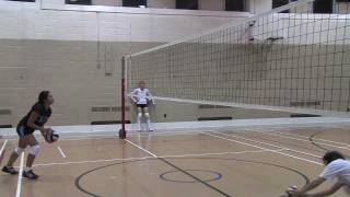 MARC Volleyball - training drills - #1: net-jumps-roll-spike