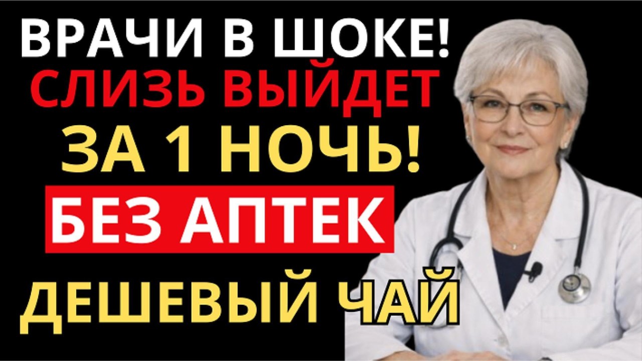 Слизь и хриплый голос по утрам? 1 домашний рецепт очищает горло за 3 дня