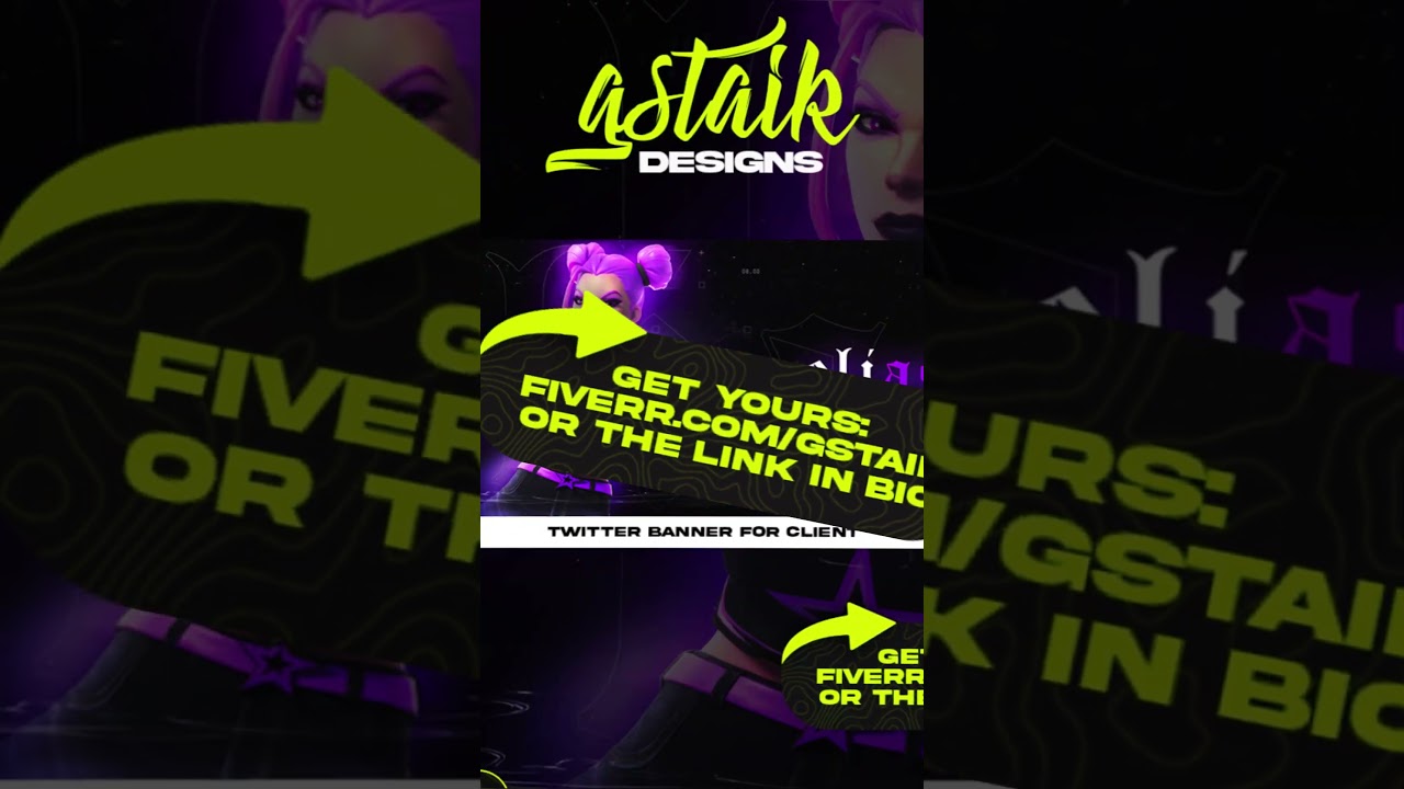 2D Fortnite Twitter Banner for Client💠