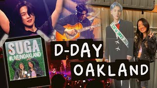 D-DAY Agust D Tour Final in Oakland || ARMY Vlog 아미로그