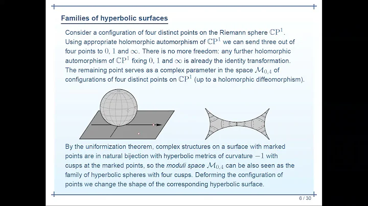 Anton Zorich | Large genus asymptotic geometry of ...