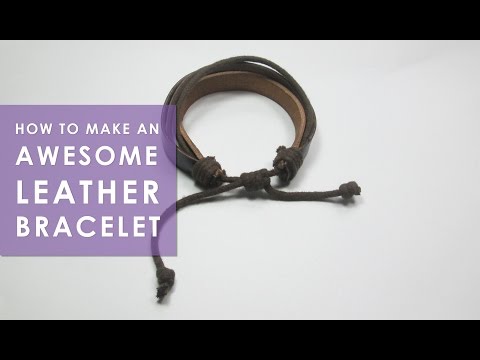 Video: Cách Làm Vòng đeo Tay Bằng Da
