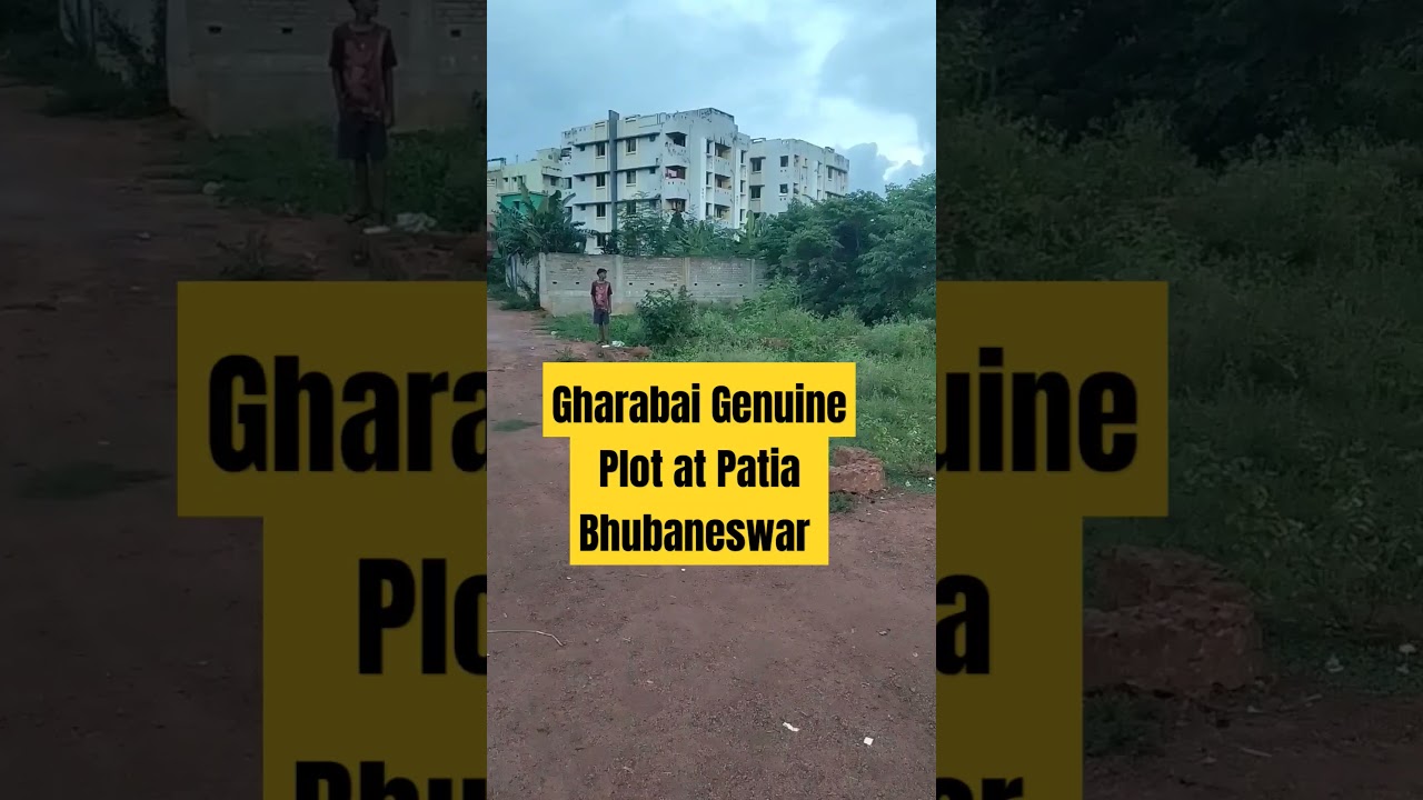 1200 Sqft Gharabai Plot at Patia .Price 4500 Per Sqft
