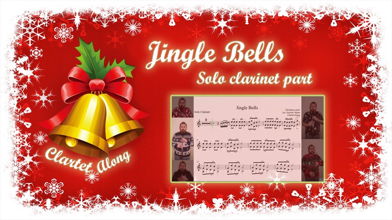 Jingle Bells - Solo clarinet part | CLARTET ALONG | clarinet quartet play along