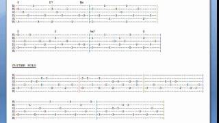 Landslide (live version) Guitar Lesson - Tab With Video, Audio