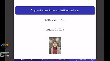 ICECA2023 - William Gustafson - International Conference on Enumerative Combinatorics & Applications