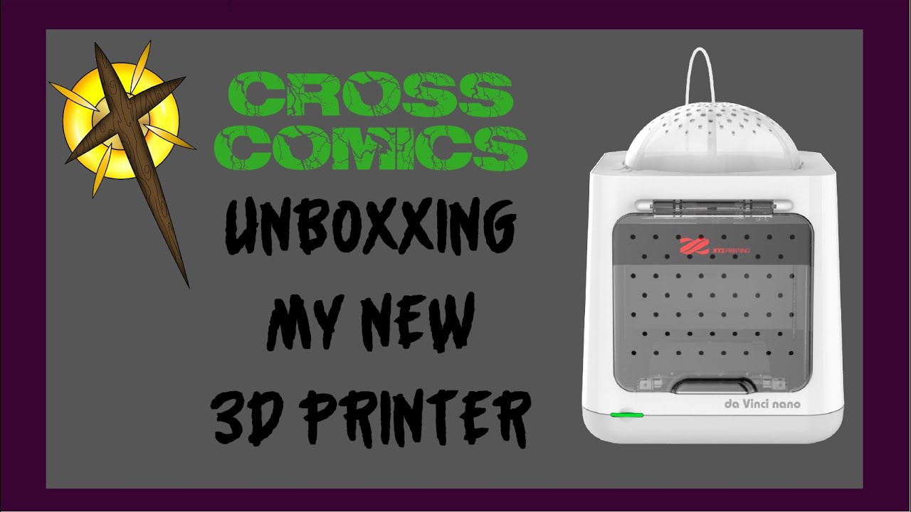 Unboxing and setting my new 3D printer and do a test print - YouTube
