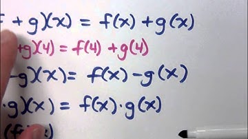 College Algebra - Part 105 (Function Operations and Composition)