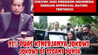 JOKOWI PRESIDEN RI TERBAIK,91%KEPUASAN PUBLIC,