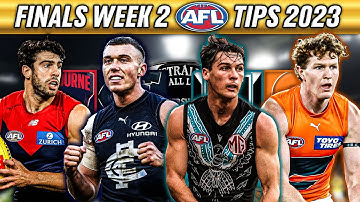 AFL Tips & Predictions | Finals Week 2, 2023