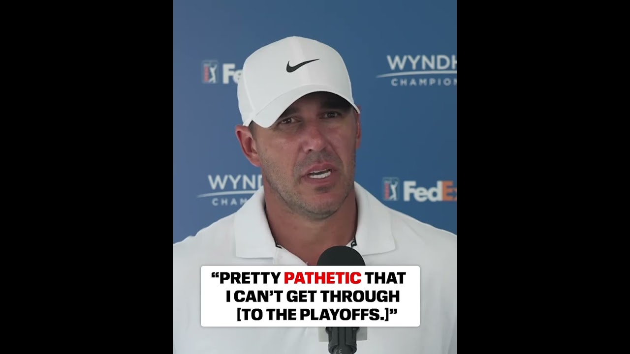 Brooks Koepka on failing to qualify for the FedEx Cup Playoffs in his return to the PGA TOUR