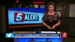 Maury Co. School Board Discusses Future Of Superintendent