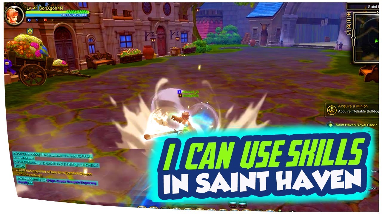 Whoa i Can Use Skills In Saint Haven Dragon Nest SEA