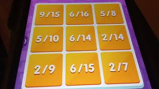 Equivalent Fractions Bingo Fail