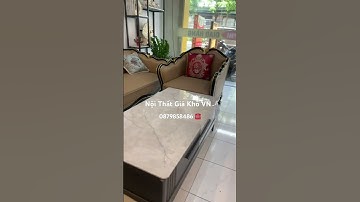 Bộ sofa tân cổ điển đẹp sang trọng - noithatgiakho.com #sofaphòngkhách