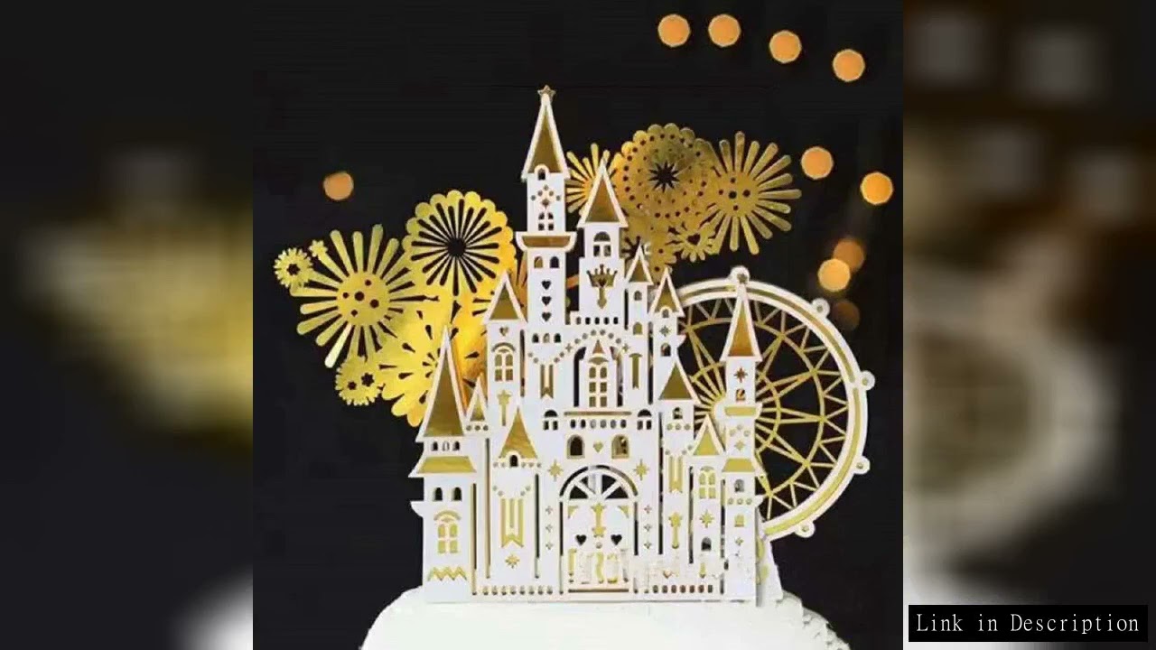 Castle Theme Cake Topper Princess Girl Birthday Wedding Doll Decor Girl Birthday Baby Shower Gift We