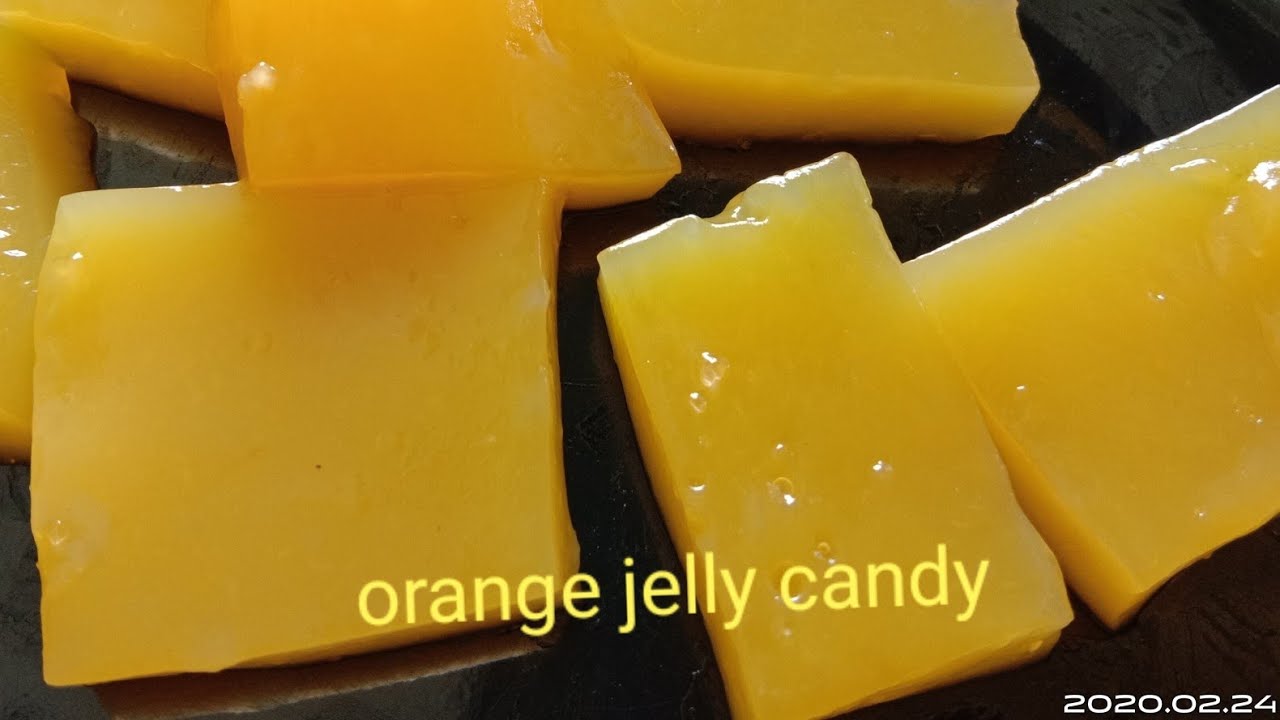 Orange jelly candy recipe jelly candy recipe orange recipe YouTube